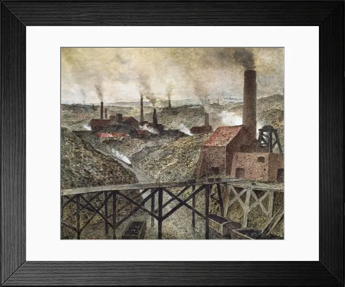 Framed Print : MEUNIER, Constantin (1831-1905). In the Black Framed Print : MEUNIER, Constantin (1831-1905). In the Black