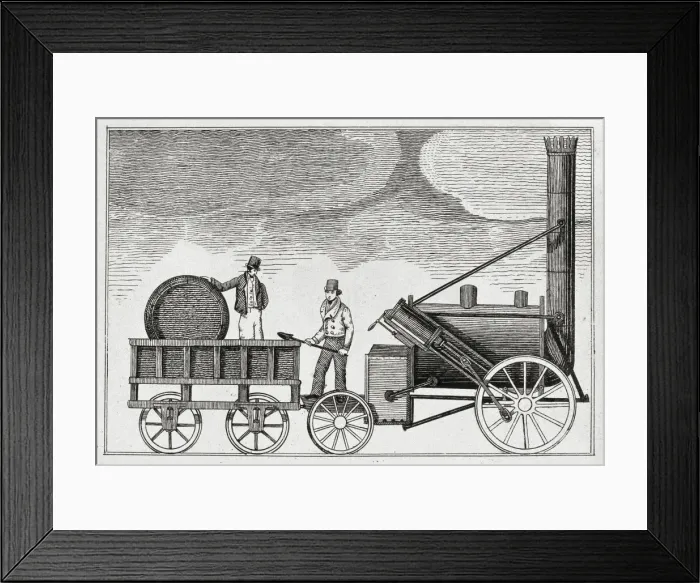 Framed Print : STEPHENSON, Robert (1803-1859). Steam locomotive Framed Print : STEPHENSON, Robert (1803-1859). Steam locomotive