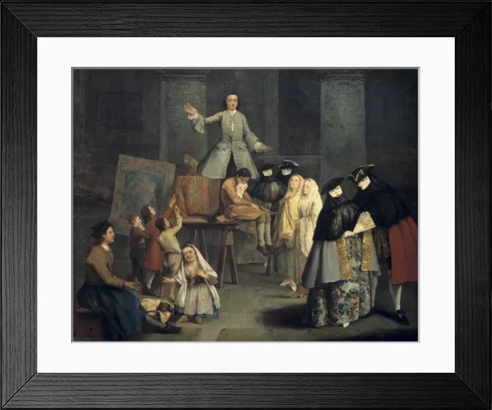 Framed Print : The Tooth Extractor. mid. 18th c. Oil on canvas Framed Print : The Tooth Extractor. mid. 18th c. Oil on canvas
