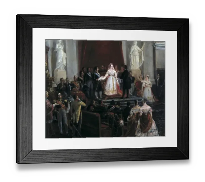 Framed Print : CASTELARO PEREA, Jos頨1801-1873). Isabella II Framed Print : CASTELARO PEREA, Jos頨1801-1873). Isabella II