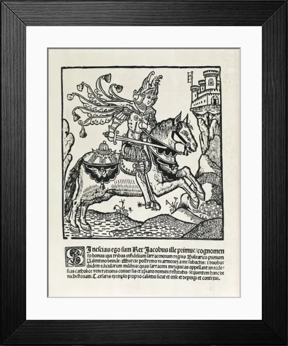 Framed Print : Spain. Crown of Aragon. Conquest of Valencia Framed Print : Spain. Crown of Aragon. Conquest of Valencia