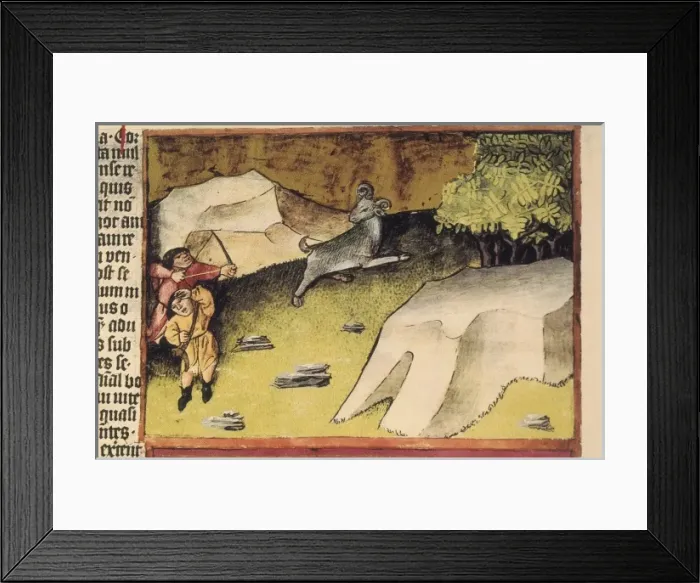 Framed Print : THOMAS of Cantimpr頨1201-1276). Codex Granatensis Framed Print : THOMAS of Cantimpr頨1201-1276). Codex Granatensis