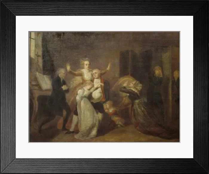 Framed Print : BENAZECH, Charles (1767-1794). Louis XVI Bidding Framed Print : BENAZECH, Charles (1767-1794). Louis XVI Bidding