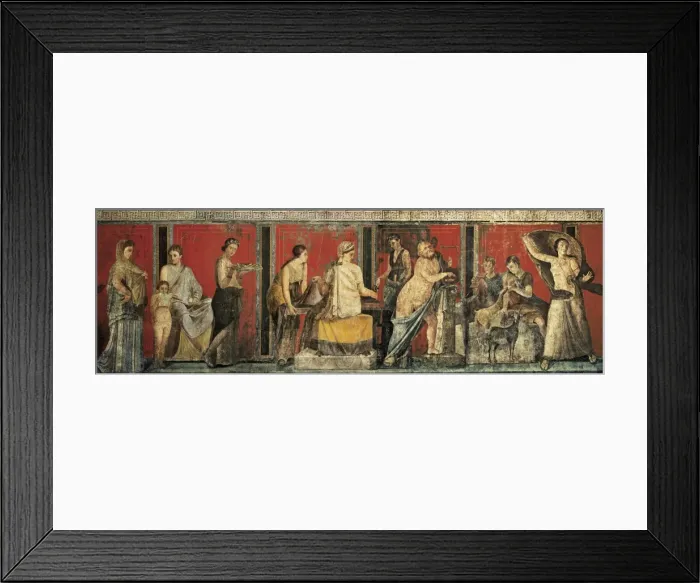 Framed Print : Initiation into the mysterious Dionysion cult Framed Print : Initiation into the mysterious Dionysion cult