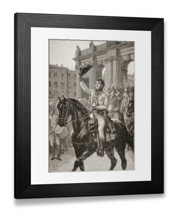 Framed Print : Spain (1852). Peninsular War (1808-1814). Joachim Framed Print : Spain (1852). Peninsular War (1808-1814). Joachim