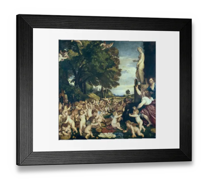 Framed Print : TTITIA, Tiziano Vecello, also called (1490-1576) Framed Print : TTITIA, Tiziano Vecello, also called (1490-1576)