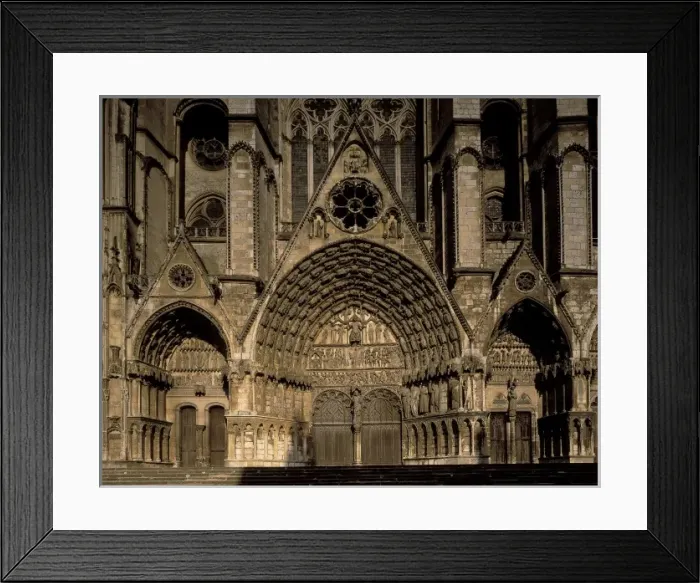Framed Print : Cathedral of Saint-Etienne. FRANCE. CENTRE. CHER Framed Print : Cathedral of Saint-Etienne. FRANCE. CENTRE. CHER