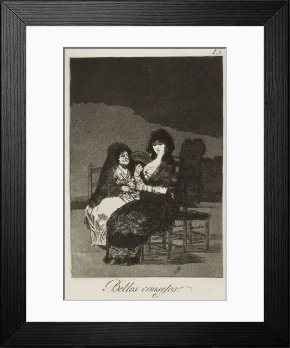 Framed Print : GOYA Y LUCIENTES, Francisco de (1746-1828). Wonderful Framed Print : GOYA Y LUCIENTES, Francisco de (1746-1828). Wonderful