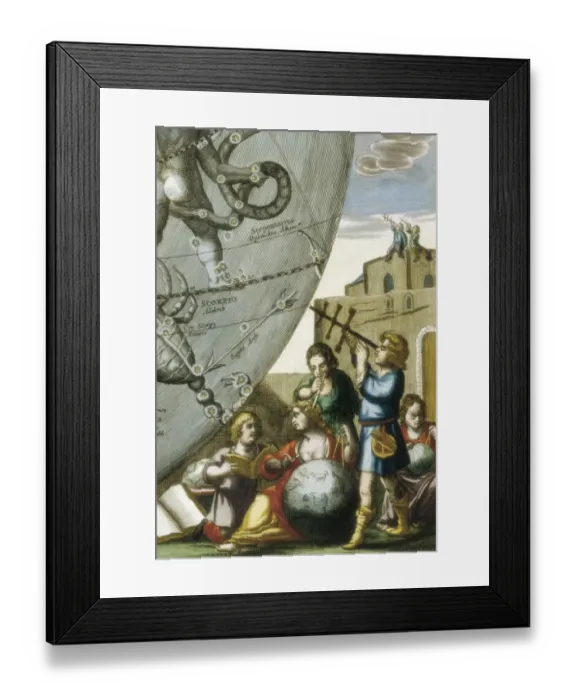 Framed Print : CELLARIUS, Andreas (1596-1665). Atlas Coelestis Framed Print : CELLARIUS, Andreas (1596-1665). Atlas Coelestis