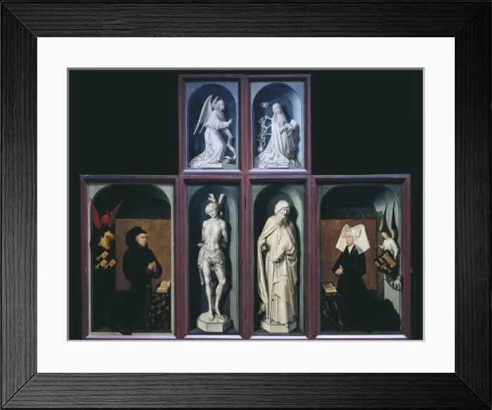 Framed Print : WEYDEN, Rogier van der (1400-1464). The Last Framed Print : WEYDEN, Rogier van der (1400-1464). The Last