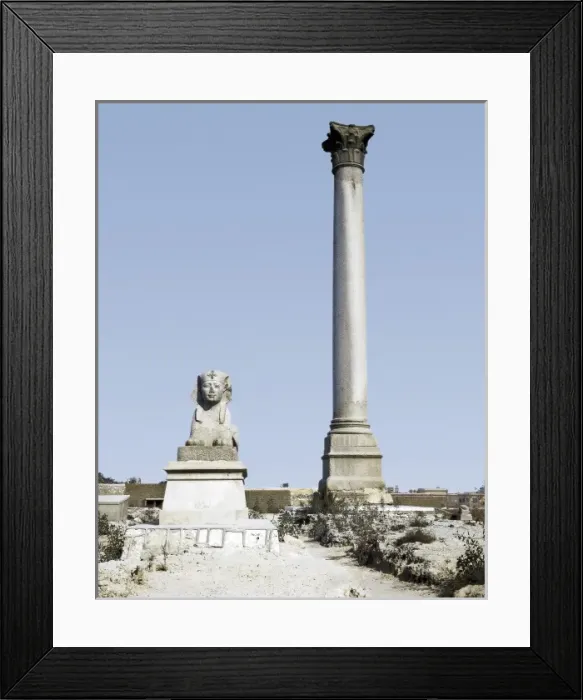 Framed Print : EGYPT. ALEXANDRIA. Alexandria. Pompeys column Framed Print : EGYPT. ALEXANDRIA. Alexandria. Pompeys column
