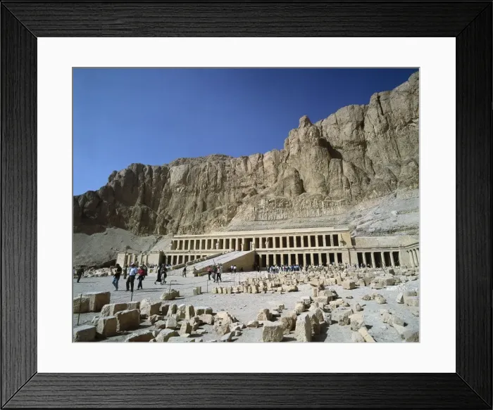 Framed Print : SENENMUT, (16th C. BC). Temple of Hatshepsut Framed Print : SENENMUT, (16th C. BC). Temple of Hatshepsut