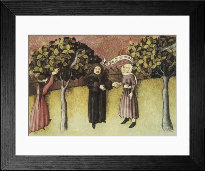 Framed Print : THOMAS of Cantimpr頨1201-1276). Codex Granatensis Framed Print : THOMAS of Cantimpr頨1201-1276). Codex Granatensis
