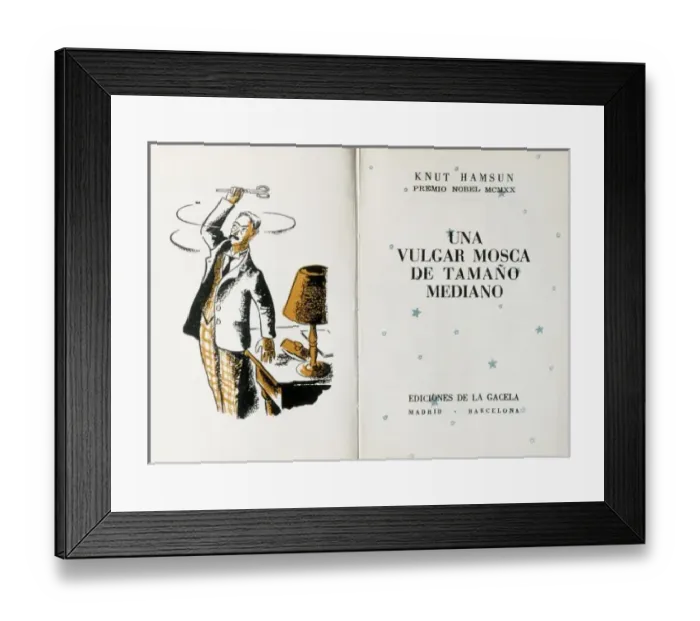 Framed Print : HAMSUN, Knut (1859-1952). Norwegian writer, Nobel Framed Print : HAMSUN, Knut (1859-1952). Norwegian writer, Nobel