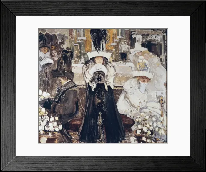 Framed Print : WOJTKIEWIECZ, Witold (1879-1909). Meditation Framed Print : WOJTKIEWIECZ, Witold (1879-1909). Meditation
