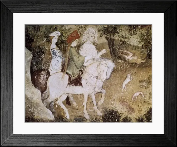 Framed Print : Cycle of the Months. 15th c. ; Cycle of the Months Framed Print : Cycle of the Months. 15th c. ; Cycle of the Months