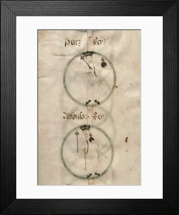 Framed Print : ALFONSO III the Liberal or the Frank (1265 Framed Print : ALFONSO III the Liberal or the Frank (1265