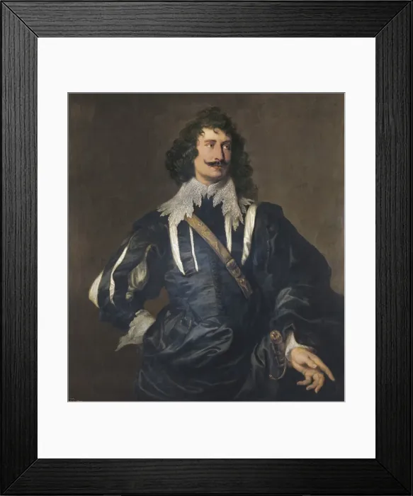 Framed Print : VAN DYCK, Sir Anthony (1599-1641). The Engraver Framed Print : VAN DYCK, Sir Anthony (1599-1641). The Engraver