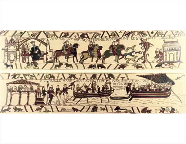 Tapestry of Bayeux. The complete tapestry depicts