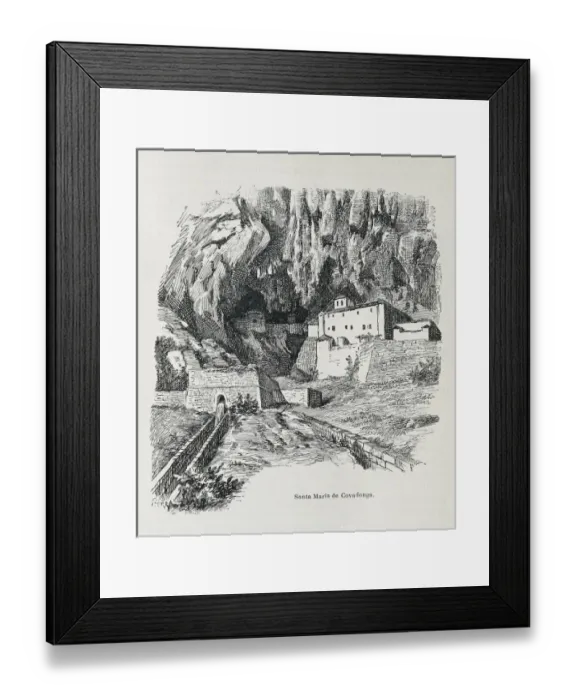 Framed Print : Covadonga. Hermitage of Santa Mar Framed Print : Covadonga. Hermitage of Santa Mar