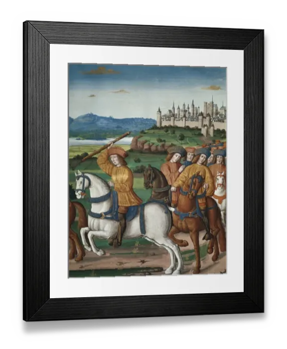 Framed Print : The Chronicles of Enguerrand De Monstrelet. s. XV Framed Print : The Chronicles of Enguerrand De Monstrelet. s. XV