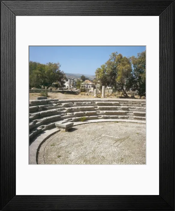 Framed Print : LEBANON. SOUTH LEBANON. Jbail. Byblos. Roman Framed Print : LEBANON. SOUTH LEBANON. Jbail. Byblos. Roman