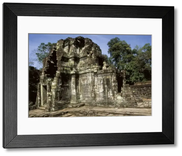 Framed Print : CAMBODIA. Angkor. Hindu temple of Preah Khan Framed Print : CAMBODIA. Angkor. Hindu temple of Preah Khan