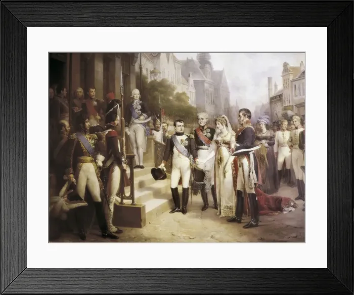 Framed Print : GOSSE, Nicolas (1787-1878). Napoleon Receiving Framed Print : GOSSE, Nicolas (1787-1878). Napoleon Receiving