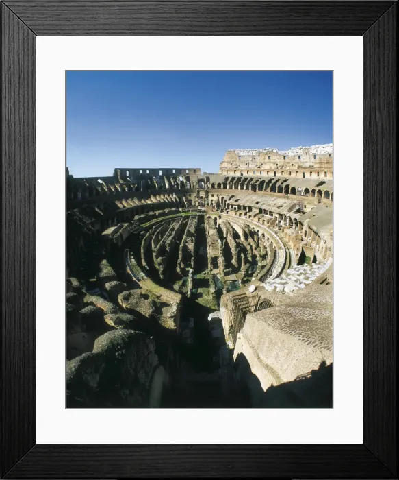 Framed Print : Colosseum or Flavian Amphitheatre. 72-80. ITALY Framed Print : Colosseum or Flavian Amphitheatre. 72-80. ITALY