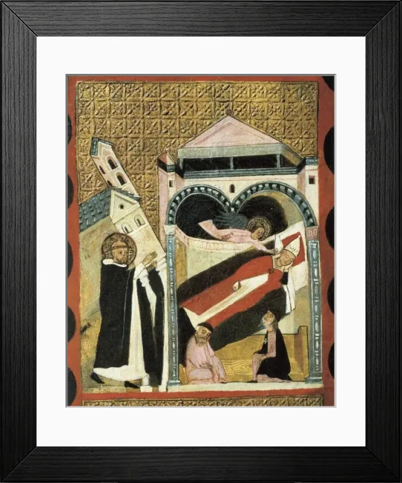 Framed Print : DOMINIC, Domingo de GuzmᮬSaint (1170-1221) Framed Print : DOMINIC, Domingo de GuzmᮬSaint (1170-1221)