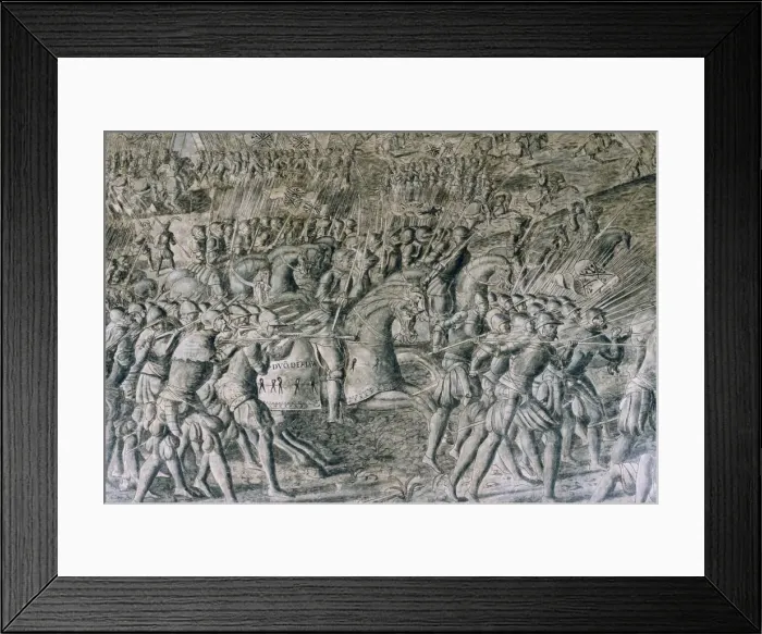 Framed Print : Battle of the Saxon Wars, Emperor CharlesV s Framed Print : Battle of the Saxon Wars, Emperor CharlesV s