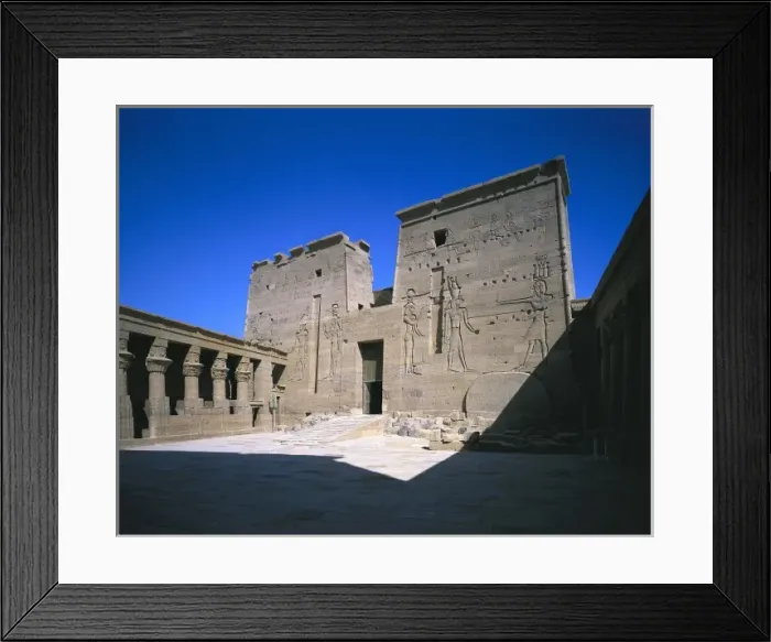 Framed Print : Temple of Isis. EGYPT. ASWAN. Philae. Second Framed Print : Temple of Isis. EGYPT. ASWAN. Philae. Second