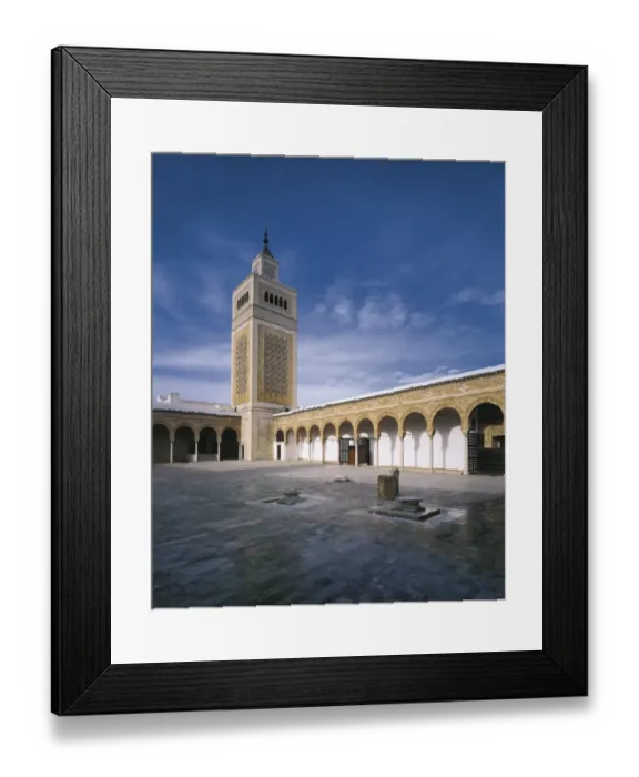 Framed Print : Great Zitouna Mosque or Mosque of the Olive Tree Framed Print : Great Zitouna Mosque or Mosque of the Olive Tree