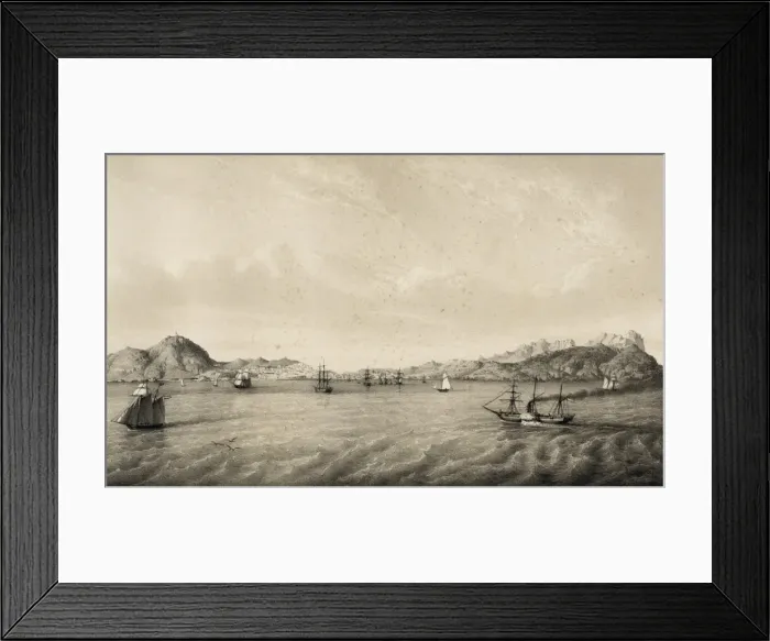 Framed Print : Ceuta (19th c. ). Engraving. SPAIN. Donostia Framed Print : Ceuta (19th c. ). Engraving. SPAIN. Donostia