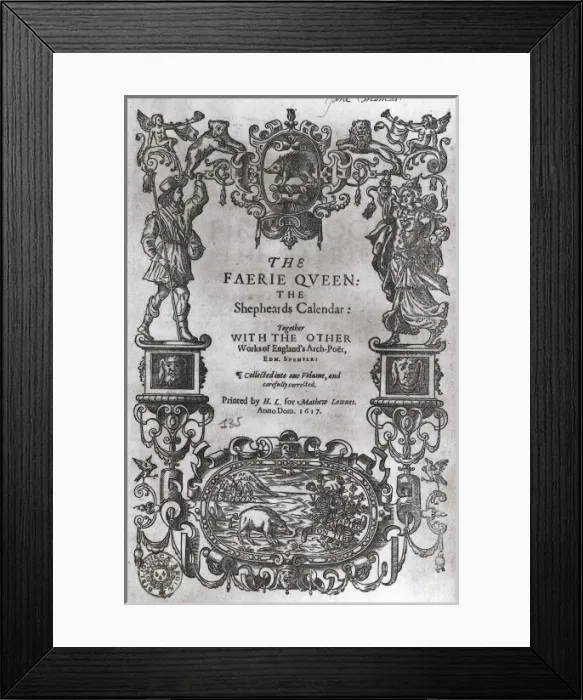 Framed Print : SPENSER, Edmund (1552-1599). The Faerie Queen Framed Print : SPENSER, Edmund (1552-1599). The Faerie Queen