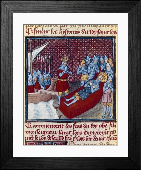 Framed Print : LOUIS IX, Saint Louis, of France (1214-1270) Framed Print : LOUIS IX, Saint Louis, of France (1214-1270)
