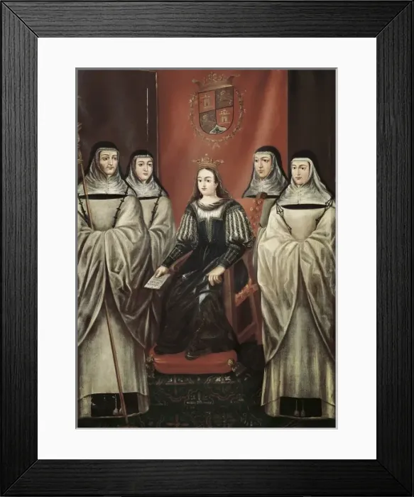 Framed Print : MARIA DE MOLINA (1265-1321). Queen of Castile Framed Print : MARIA DE MOLINA (1265-1321). Queen of Castile