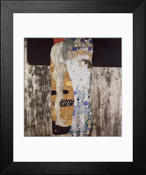 Framed Print : KLIMT, Gustav (1862-1918). The Three Ages of Framed Print : KLIMT, Gustav (1862-1918). The Three Ages of