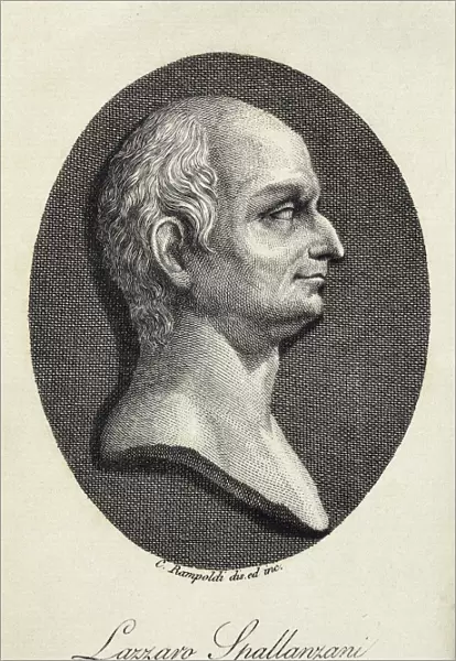 SPALLANZANI, Lazzaro (1729-1799). Portrait of