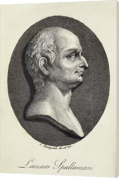 SPALLANZANI, Lazzaro (1729-1799). Portrait of