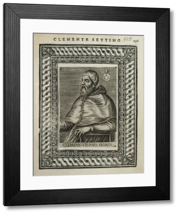 Framed Print : CLEMENT VII (1478-1534). Pope between 1523 Framed Print : CLEMENT VII (1478-1534). Pope between 1523