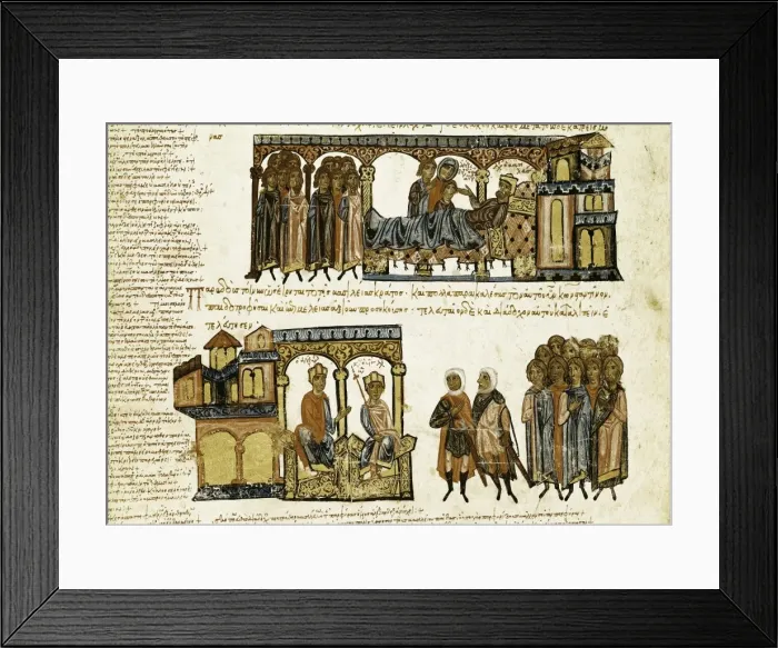 Framed Print : SKYLITZER, John (9th century). Madrid Skylitzes Framed Print : SKYLITZER, John (9th century). Madrid Skylitzes