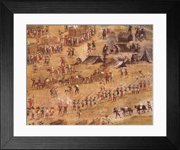 Framed Print : Siege of La Rochelle. From 10th January 1627 Framed Print : Siege of La Rochelle. From 10th January 1627