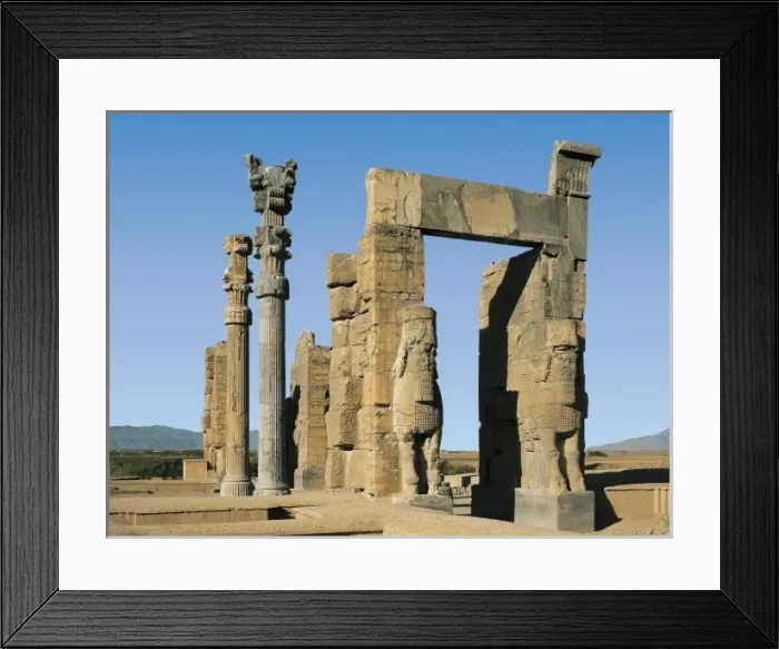 Framed Print : The Gate of All Nations. 486 -464 BC. IRAN. FARS
