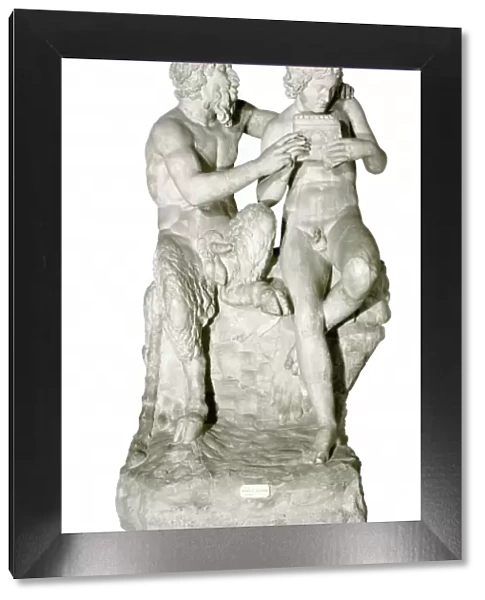 Pan and Olympus. 4th-2nd c. BC. Roman copy. Greek