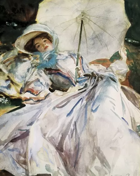 SARGENT, John Singer (1856-1925). Lady with Parasol
