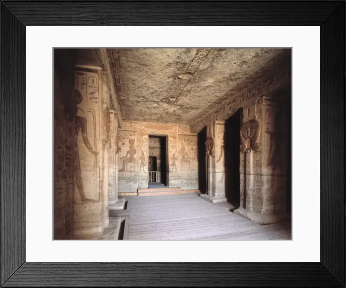 Framed Print : Temple of Nefertari dedicated to Hathor. 1271 Framed Print : Temple of Nefertari dedicated to Hathor. 1271