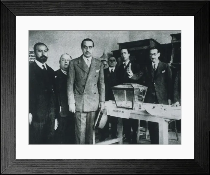 Framed Print : Spain. Second Republic (1931-1936). Fernado de Framed Print : Spain. Second Republic (1931-1936). Fernado de