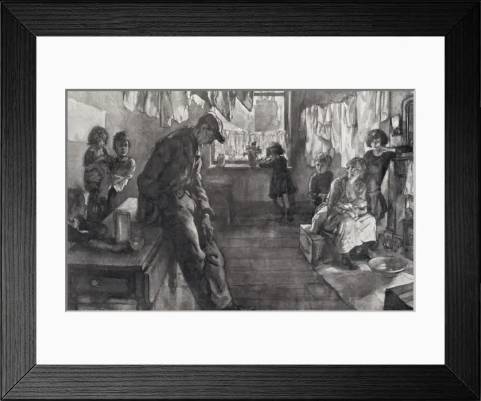 Framed Print : United Kingdom (19th c. ). Society. An unemployed Framed Print : United Kingdom (19th c. ). Society. An unemployed