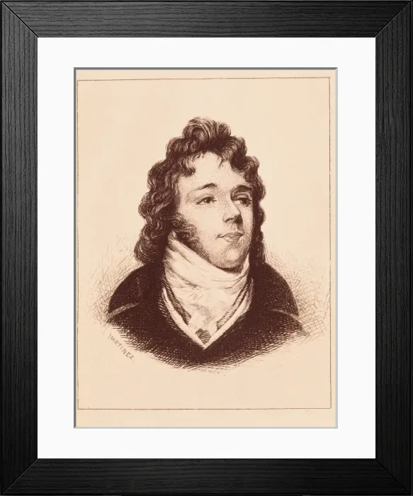 Framed Print : BRUMMELL, George Bryan, called Beau (1778-1840) Framed Print : BRUMMELL, George Bryan, called Beau (1778-1840)